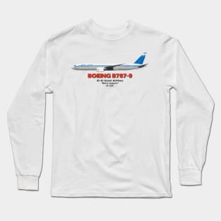 Boeing B787-9 - El Al Israel Airlines "Retro Colours" Long Sleeve T-Shirt